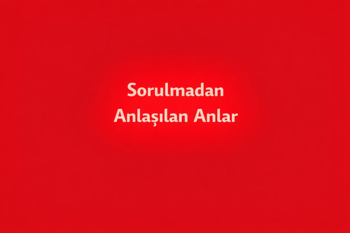 Sorulmadan Anlaşılan Anlar