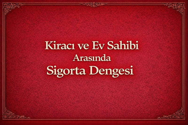 Kiracı ve Ev Sahibi Arasında Sigorta Dengesi