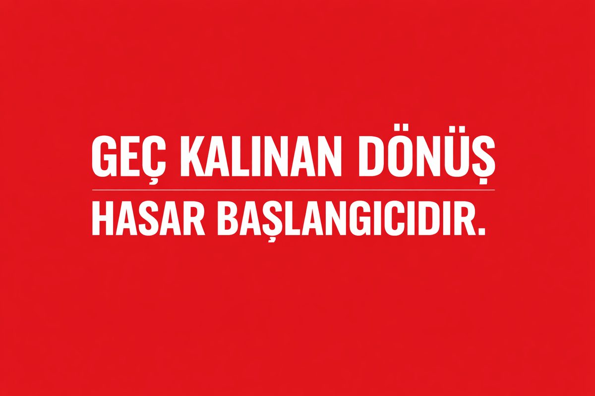 TED Koleji Dönüşü – Öğle Saatlerinde Mesafe Yanlış Okuma ve Arkadan Çarpma Riski