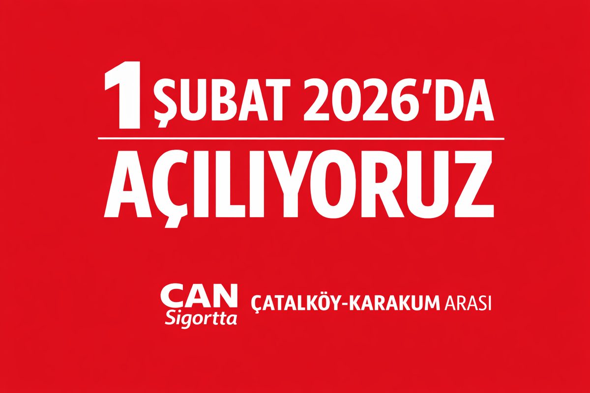 Karakum–Çatalköy Arasında Yeni Ofisimizle 1 Şubat 2026’da Açılıyoruz