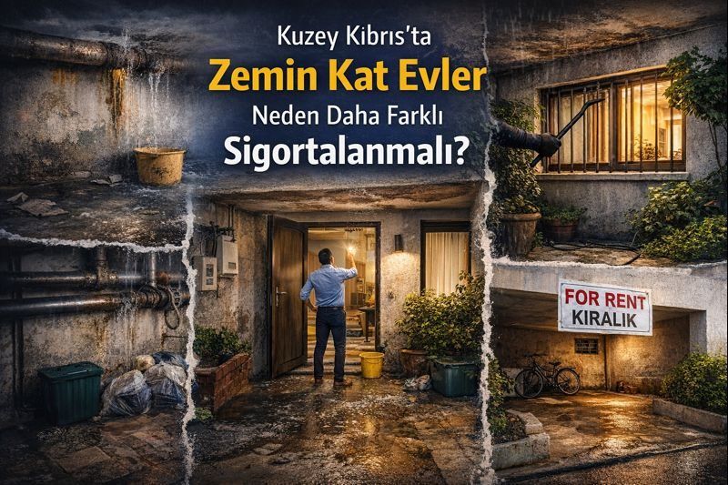 Zemin Kat Evlerin Sigorta Riski Neden Farklıdır?