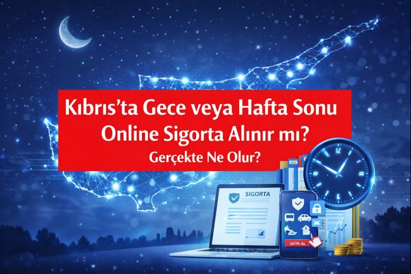 Kıbrıs’ta Gece veya Hafta Sonu Online Sigorta Alınır mı?